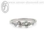 แหวนทองคำขาว แหวนเพชร แหวนแต่งงาน แหวนหมั้น - R1372wg